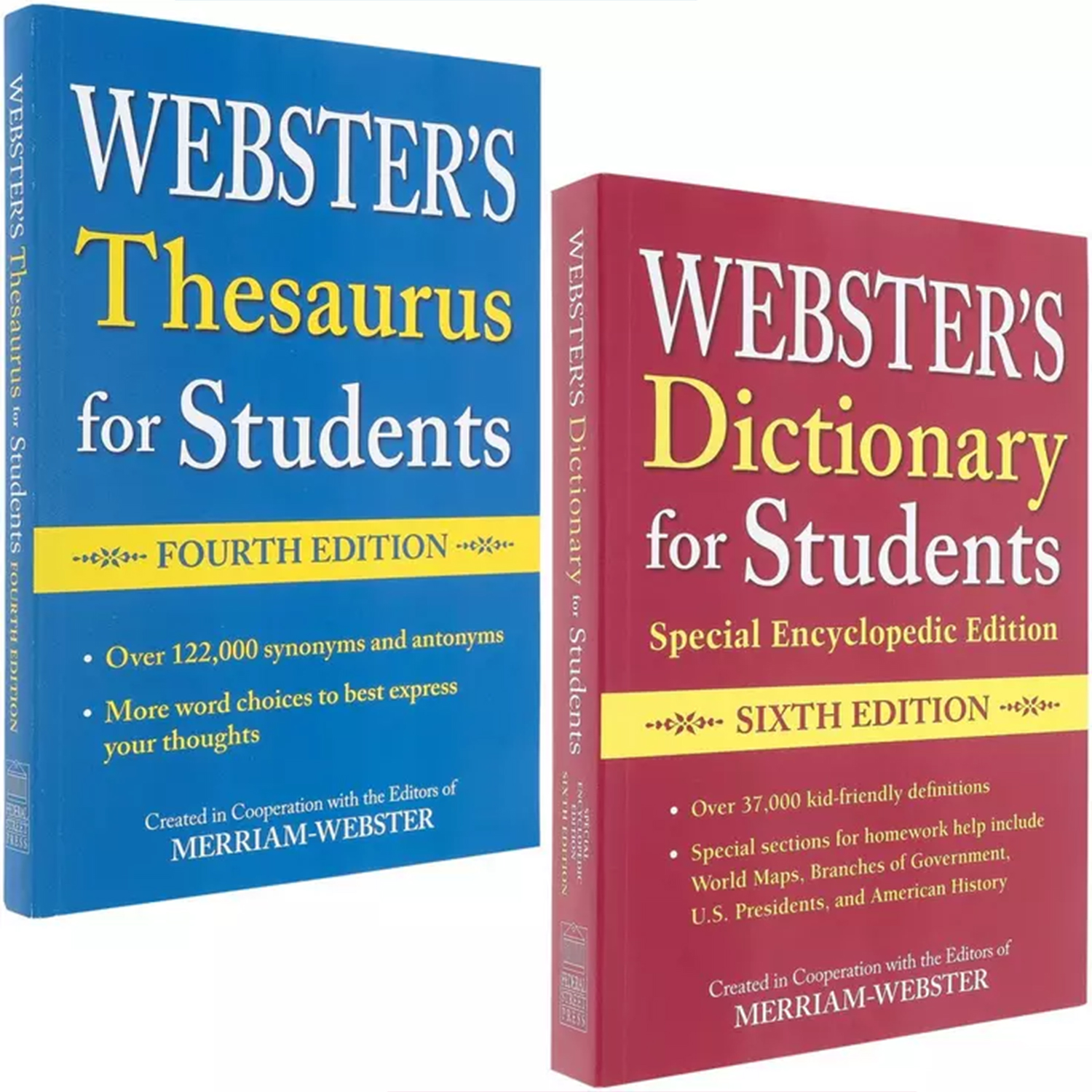 Webster's for Students Dictionary/Thesaurus Shrink-Wrapped Set, (Paperback)