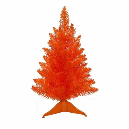 18" Unlit Miniature Orange Tree