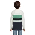 thumbnail image 4 of Wrangler Boys’ Striped Polo Shirt with Long Sleeve, 2-Pack, Sizes 4-18 & Husky, 4 of 5
