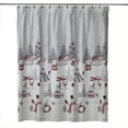 thumbnail image 2 of SKL Home by Saturday Knight Ltd. Whistler Snowman Fabric Shower Curtain, Multicolor, 2 of 5