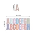 thumbnail image 2 of Unique Bargains 408 Pieces Vinyl Letter Stickers, 24 Sheets 2.5 Inch Morandi Self-Adhesive Alphabet Stickers for DIY Craft, 2 of 5