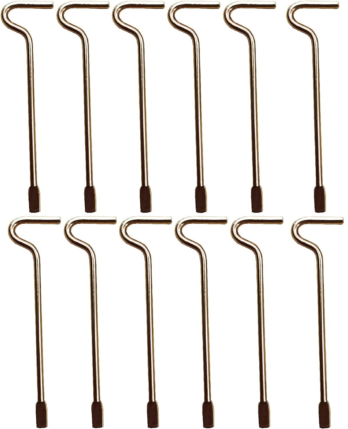 12 Pack Emergency Keys for Interior Door Locksets Key Pin for Schlag Interior Privacy Door Lock Compatible for Bedroom Bathroom (Flat pin)