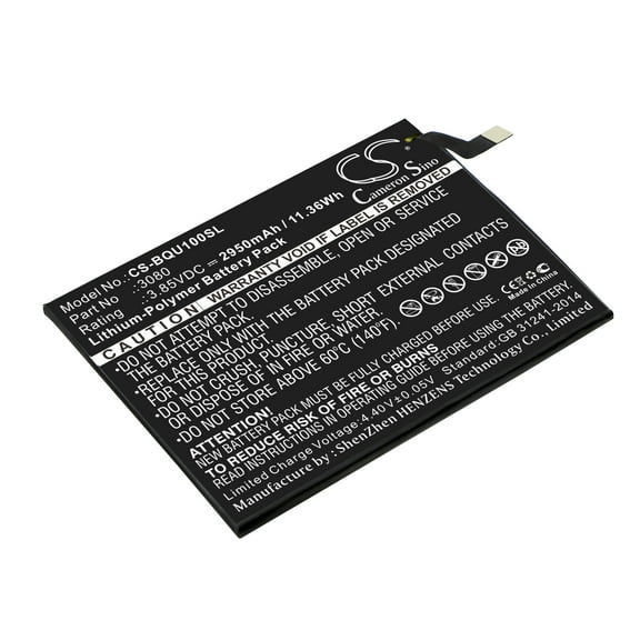 Battery for BQ Aquaris U Lite Plus 3080 Mobile SmartPhone CS-BQU100SL 2950mAh