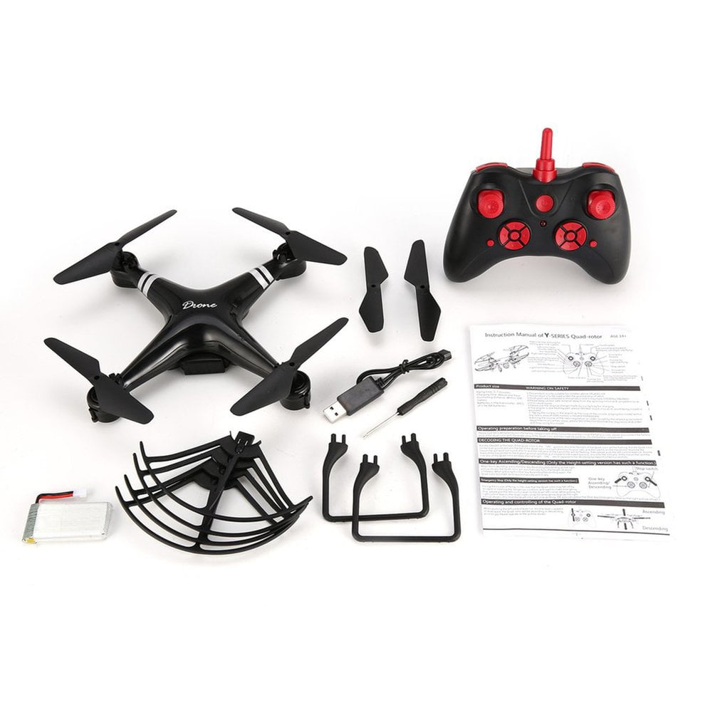 JUST BUY IT Remote Control Quadcopter Drone KY101 One Touch Landing One Click Return Headless Mode Emergency Landing Barometric Altitude Walmart