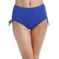 thumbnail image 3 of 24th & Ocean Solid Mid Waist Side Tie Hipster Bikini Swimsuit Bottom, 3 of 10