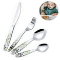 thumbnail image 2 of Ensemble de Couverts pour Enfants 4 Pcs, Couverts en Acier Inoxydable pour Enfants, Couverts pour Enfants à Partir de 3 Ans, Lavable au Lave-Vaisselle, 2 of 4