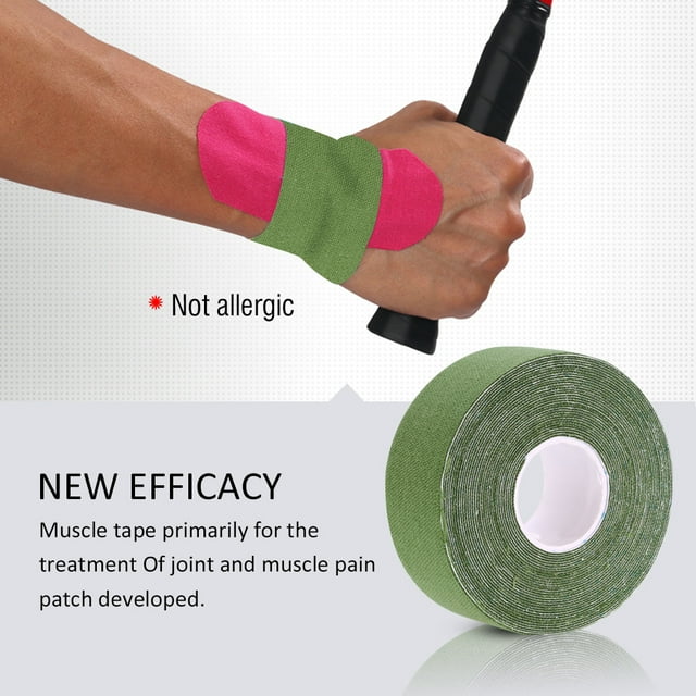 LAFGUR 1Roll Cotton Elastic Adhesive Strain Injury Muscle Sports Sticker Bandage Tapes.