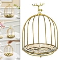 thumbnail image 6 of Creative Snack Cake Stand Cosmetic Rack Jewelry Trinket Tray for Brithday Kitchen , Coffee, 6 of 7