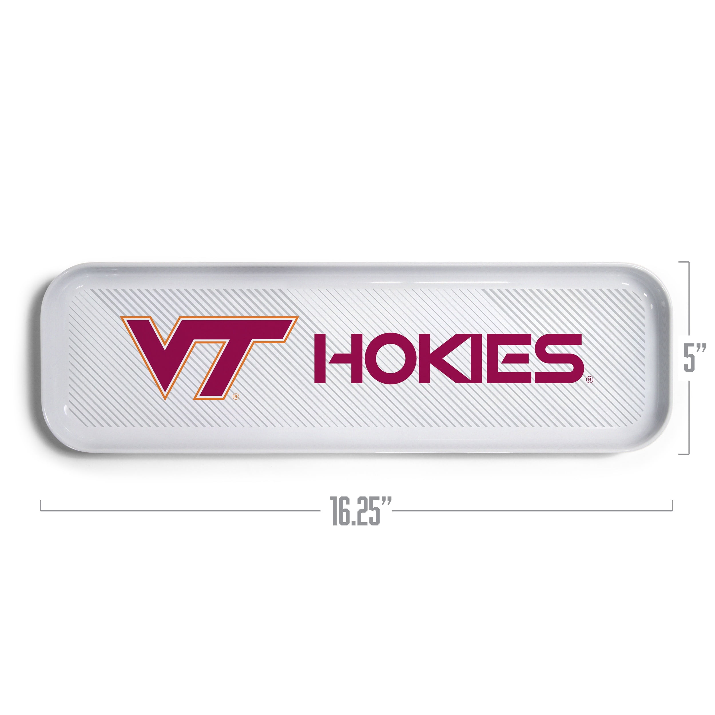 YouTheFan NCAA Virginia Tech Hokies Small Snack Platter