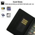 thumbnail image 6 of Kindle Fire HD 10 Case 2021, Fire HD 10 Plus Cover 11th Gen 2021, Allytech Flip PU Leather Shockproof Smart Shell with Pen Holder Card Pockets Cover for Fire HD 10.1" 11th Gen 2021, Gold, 6 of 7
