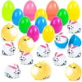 thumbnail image 1 of LoveStown, huevos rellenos de juguete con coches retráctiles, conejo y pollo, 1 of 7