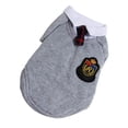 thumbnail image 4 of Ropa para Mascotas Bling Bling Estilo Campus Poliéster Suave y Cómodo Corbata para Hombres Gris XL, 4 of 10