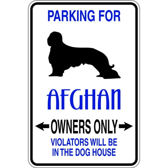 Custom Wall Decal Parking For Afghan Parking Signs - Sticker - Vinyl Wall : 9 X18"