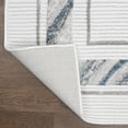 thumbnail image 2 of JONATHAN Y CARMEL 2 x 8 Runner Rug, Athens Border Marble Pattern - Silver/Blue, CAR102B-28, 2 of 6