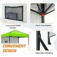 thumbnail image 4 of COOS BAY 6x4 Instant Pop Up Canopy Tent with Adjustable Sun Wall, Lightweight Compact Portable Canopy with Carry Bag, Neon Green, 4 of 8