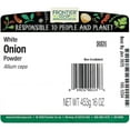 Frontier Coop Onion, White Powder, Kosher 1 lb. Bulk Bag Allium