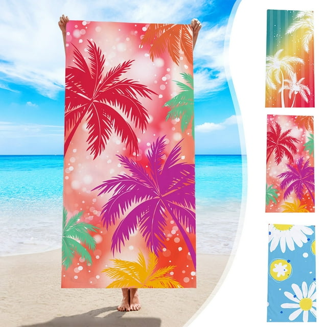 Toalla de playa de microfibra - Resistente a la arena y súper absorbente, toalla grande de secado rápido de 70x150cm (27,55x59,05in) para piscina, viajes, acampada y manta de picnic