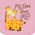 thumbnail image 4 of Inktastic My Noni Loves Me Boys or Girls Baby Bib, 4 of 4