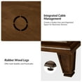 thumbnail image 4 of 58" Wine Sideboard 3 Doors Storge Accent Cabinet with Adjustable Shelves and Drawer Walnut, 4 of 7