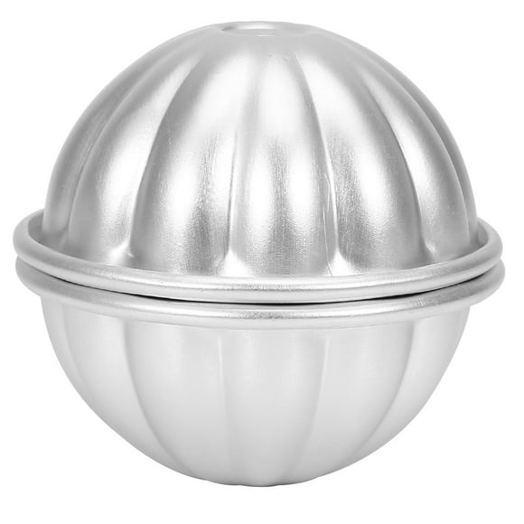 Herramienta para moldear pasteles DIY, 2 piezas Herramienta para hacer manualidades con burbujas de aleación de aluminio hecha a mano Moldes para bombas de baño DIY Logre más