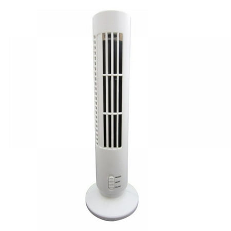 

Small Desk Fan 13 Portable USB Table Fan Quiet Personal Mini Cooling Tower Fan for Bedroom Office Tabletop Home Nightstand (White)