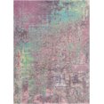 thumbnail image 2 of Nourison Abstract Shag 5' x 7' Pink Area Rug Plush Contemporary Abstract by Nourison, 2 of 10