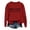 Red, variant on Towmus Women's Oversized God Is Still Writing Your Story Loose Sweatshirts Crewneck Winter Fall Long Sleeve Sweaters Casual Pullover Fashion
