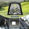 thumbnail image 5 of Medium-large Bike Storage Tent, Portable Bike Shed For Bikes, Waterproof Storage Shed For Bikes, Motorbikes, Lawnmowers, Gardening Tools, PU4000 Mm, Lightweight Bike Tent, 5 of 7