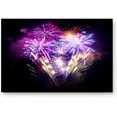 thumbnail image 1 of Fireworks Beautiful Fireworks Celebration Purple Petrad Indoor Doormat Non-Slip Front Door Mats,Welcome Mat, Bathroom Rugs 16x24 In, 1 of 1