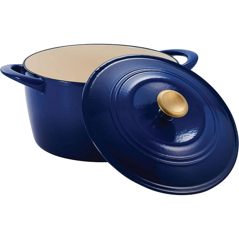 Basics Enameled Cast Iron Covered Casserole Skillet 2022