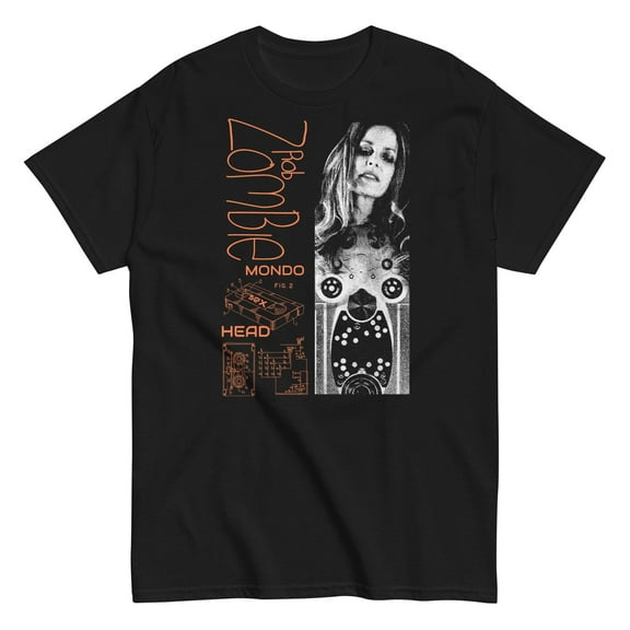 Rob Zombie - Mondo Head Unisex T-Shirt - Black - Small