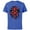 Royal Heather, variant on Star Wars Darth Maul Weathered Face - Short Sleeve Cotton T-Shirt for Adults - Customized-Black