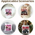 thumbnail image 5 of 4Pcs Vintage Monster Truck Heat Transfer Stickers Heart Crusher Iron on Transfers Iron on Patches Stickers Washable Sticker Paper for Clothing T-Shirt Jeans Backpacks DIY Applique Colorful DIY, 5 of 7