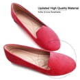 thumbnail image 2 of Zapatillas de ballet SAILING LU para mujer, piel vegana, color rojo, talla 7.5, 2 of 7