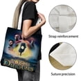 thumbnail image 3 of In Your Dreams Bolso de tela con estampado de lienzo para mujer, bolsa de compras reutilizable y estética, con cremallera interior, regalo para mujer,40*40cm., 3 of 6