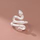 thumbnail image 1 of BFCLUB-anillos sencillos de Plata de Ley 925 para mujer y hombre, anillo de serpiente Retro abierto ajustable para dedo, regalo de cumpleaños para fiesta, 1 of 2
