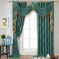 thumbnail image 5 of 3/4-Inch Diameter Decorative Single Window Curtain Rod with Round Twisted Cage Finials, 66-120 Inches, Gold, 5 of 6