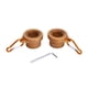 thumbnail image 2 of Paquete de 2 anillos de montaje giratorios para de bandera Clip de ojales antienvolución para accesorios de mástiles de bandera de 1 pulgada Macarena Anillos de montaje para asta de bandera, 2 of 8