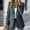 Gray, variant on Niaviben Long Blazers for Women Business Casual Outfits for Women Womens Blazers for Work Casual Blazer for Women Jackets Women's Jacket Womens Blazer Black L