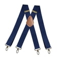 thumbnail image 1 of Tirantes para hombre, estilo vintage, duraderos, fuertes, grandes, altos y elásticos. Azul marino, 1 of 9