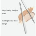 thumbnail image 3 of Fymlhomi Cosmetic spatula, Stainless Steel Makeup Spatula and Palette Set, Professional Makeup Tool, Korean Picasso Makeup Spatula, 3 of 7