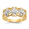 thumbnail image 1 of 14k Yellow Gold Wave Ring, 1 of 9