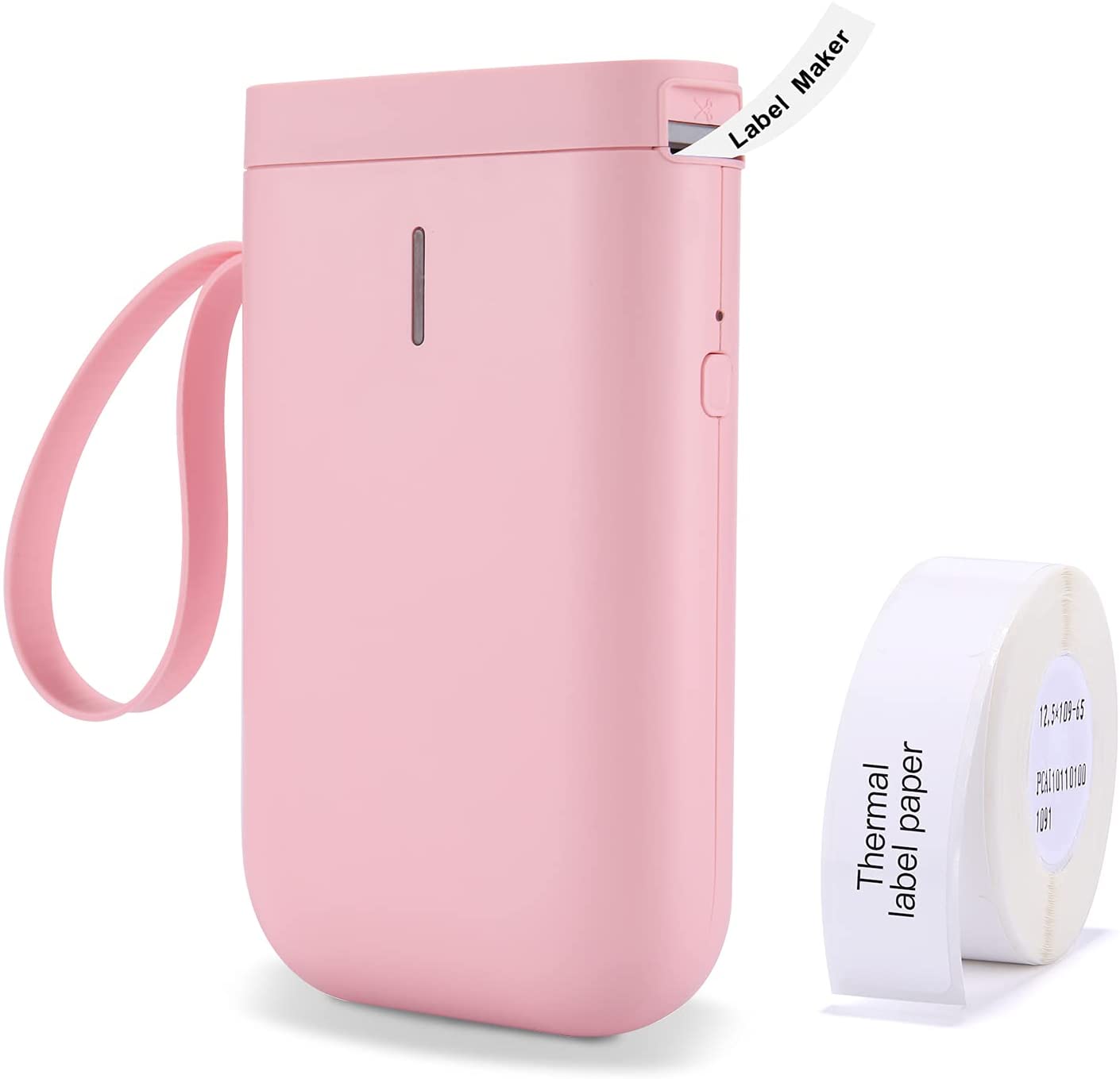 Pink) Label Maker with Adhesive Tape, Wireless, Bluetooth, Portable, Cute,  Transparent, Inkless Sticker Label Printer with Different Fonts Walmart  Canada