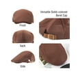 thumbnail image 6 of Gustave 3 Pack Men Mesh Newsboy Hats Summer Breathable Flat Caps Adjustable Flat Beret Cap Vintage Gatsby Cabbie Driving Hunting Hat, 6 of 8