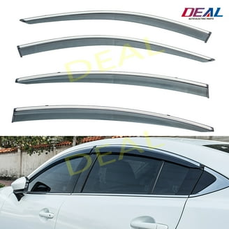 Window Vent Visor Sun Rain Guard For Silverado GMC Sierra 1500