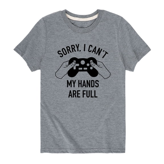 Instant Message - My Hands Are Full - Toddler Short Sleeve Tee