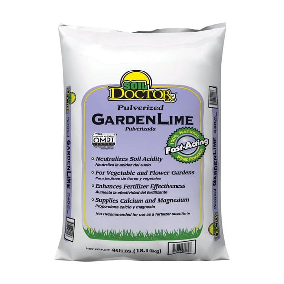 Oldcastle Soil Doctor 50051550 Pulverized Garden Limestone, 40-Pound