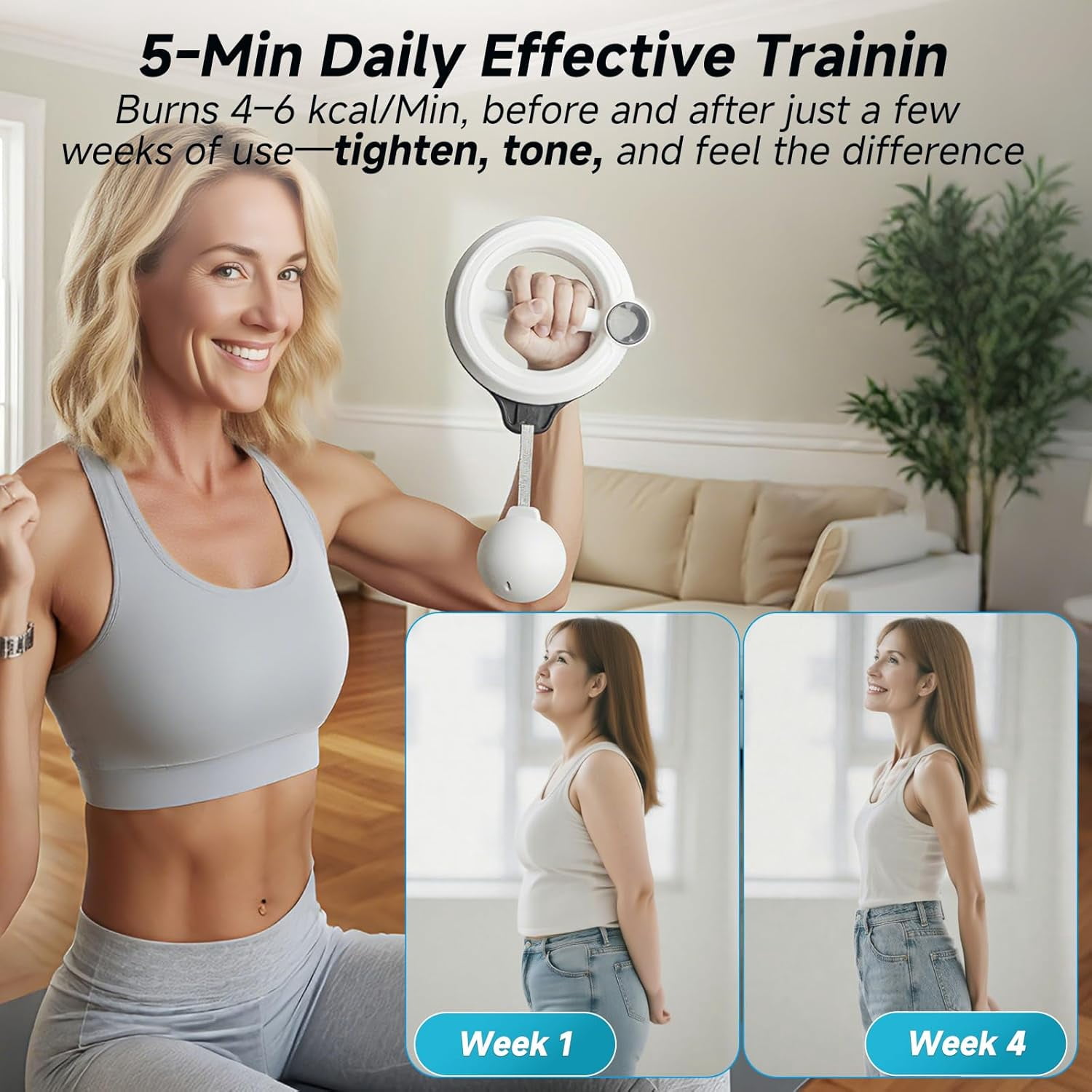 Infinity Arm Hoop-Arm and Shoulder Workout Equipment for Men and Women, 360° Hand-Crank Forearm Trainer, Shoulder and Chest Exercise Equipment, Home Fitness Equipment and Gym Workouts