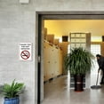 thumbnail image 5 of ADA CENTRAL SIGNS - Thank You for Not Smoking Sign- ADA Compliant Digitally Printed Text Wall Sign - Smoke-Free Area Door Signs for Offices, Businesses, Hotels, and Restaurants - Vinyl 7” x 5”, 5 of 7