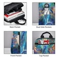 thumbnail image 3 of Yiaed Colorful Winged Dolphin Print Lightweight Backpack Travel Backpacks Hiking Daypack for Women Men, 3 of 5